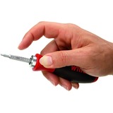 Wiha Tournevis avec jeu d'arbres interchangeables SYSTEM 6 Noir/Rouge, 12 pièces