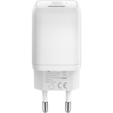 goobay 65W GaN USB-C PD Multiport Quick Charger Nano, Chargeur Blanc