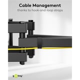 goobay TV Wall Mount Basic FULLMOTION (L), Support de moniteur Noir