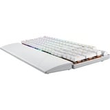 ASUS ROG STRIX SCOPE II 96 RX Wireless, clavier gaming Blanc, Layout États-Unis, ROG RX Red, Bluetooth / 2.4GHz / USB 2.0