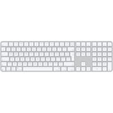 Apple Magic Keyboard avec Touch ID et pavé numérique, clavier Gris/Blanc, Layout NL, NL layout, Bluetooth