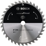 Bosch 2 608 837 682 lame de scie circulaire 16,5 cm 1 pièce(s) Bois dur, Bois tendre, 16,5 cm, 1,59 cm, 1 mm, 9500 tr/min, 1,5 mm