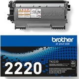 Brother Cartouche de toner haute capacité Brother TN-2220 d'origine Noir, Noir, Vente au détail