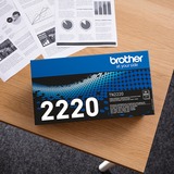 Brother TN-2220 - Cartouche d'encre - Toner Haute Capacité Noir, 2600 pages, Noir, 1 pièce(s), Vente au détail