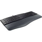 CHERRY KC 4500 ERGO clavier Noir, Layout BE (AZERTY), 100%