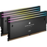 Corsair 64 Go DDR5-6400 Kit, Mémoire vive Noir, CMP64GX5M2B6400C32, Dominator Titanium RGB, XMP
