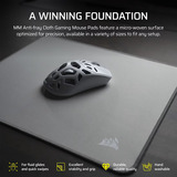 Corsair MM Anti-fray Cloth Medium, Tapis de souris gaming Gris