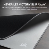 Corsair MM Anti-fray Cloth Medium, Tapis de souris gaming Gris