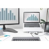 Digitus Support variable pour ordinateur portable Blanc/Argent