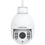 Foscam SD4, 4MP Dual-Band WiFi PTZ caméra de sécurité extérieure, Caméra de surveillance Blanc