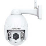 Foscam SD4, 4MP Dual-Band WiFi PTZ caméra de sécurité extérieure, Caméra de surveillance Blanc