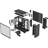 Fractal Design Meshify 3 XL Ambience Pro RGB Light Tint boîtier big tower Noir | 2x USB-A | 1x USB-C | RGB | Verre Trempé