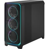 Fractal Design Meshify 3 XL Ambience Pro RGB Light Tint boîtier big tower Noir | 2x USB-A | 1x USB-C | RGB | Verre Trempé