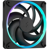 Fractal Design Momentum 14 RGB Black, Ventilateur de boîtier Noir, Connecteur PWM à 4 broches, ARGB Gen 2 (20 LED)