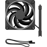 Fractal Design Momentum 14 RGB Black, Ventilateur de boîtier Noir, Connecteur PWM à 4 broches, ARGB Gen 2 (20 LED)