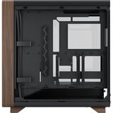 Fractal Design Summit boîtier midi tower Noir/bois | 2x USB-A | 1x USB-C | Window
