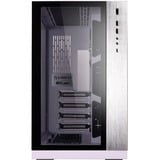 Lian Li O11 Dynamic, Boîtier PC Blanc/Noir, 2x USB-A | 1x USB-C | Tempered Glass