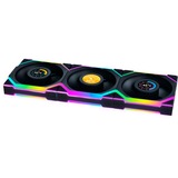 Lian Li UNI FAN SL120 LCD Wireless Reverse Blade, Ventilateur de boîtier Noir, 3 pièces, connecteur de ventilateur PWM à 4 broches