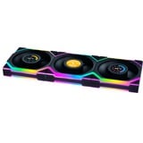Lian Li UNI FAN SL120 LCD Wireless Reverse Blade ventilateurs de boîtier RGB  Noir, 3 pièces, 120 x 124.5 x 28 mm, PWM
