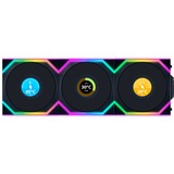 Lian Li UNI FAN SL120 LCD Wireless Reverse Blade ventilateurs de boîtier RGB  Noir, 3 pièces, 120 x 124.5 x 28 mm, PWM