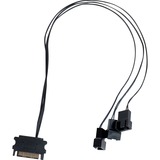 Lian Li UNI FAN SL120 LCD Wireless Reverse Blade ventilateurs de boîtier RGB  Noir, 3 pièces, 120 x 124.5 x 28 mm, PWM