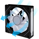 Lian Li UNI FAN SL-INFINITY 120 Reversed Blade, Ventilateur de boîtier Noir