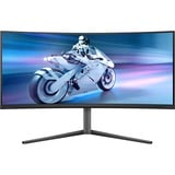 Philips Evnia Curved QD OLED 34" Moniteur UltraWide gaming  Gris foncé, 2x HDMI, 1x DisplayPort, 175 Hz