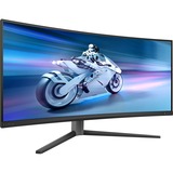 Philips Evnia Curved QD OLED 34" Moniteur UltraWide gaming  Gris foncé, 2x HDMI, 1x DisplayPort, 175 Hz