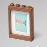Room Copenhagen LEGO Cadre photo en bois 1x4 Chêne teinté foncé Chêne