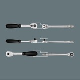 Wera 8100 SC 11 Jeu de cliquets métalliques Zyklop, Set d'outils Noir/Vert, Cliquet commutable de 28 pièces, entièrement métallique