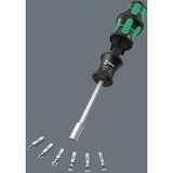 Wera Kraftform Kompakt 27 Set 2, Set d'embouts de vissage Noir/Vert, 7 pièces