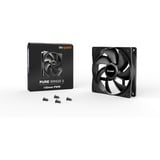 be quiet! Pure Wings 3 PWM ventilateur de boîtier Noir, 120 x 120 x 25 mm