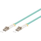 goobay Câble optique LC-LC Multimode (OM3) à fibre optique Bleu Azur, 3 mètres