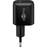 goobay Chargeur rapide USB-C PD GaN Nano (65 W) Noir, 1x USB-C, Power Delivery 3.0