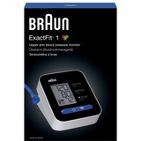 Braun ExactFit 1 Bras supérieur Automatique, Tensiomètre Bras supérieur, Automatique, 22 - 42 cm, mmHg, LCD, 165 mm
