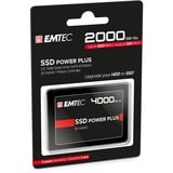 Emtec  X150 Power Plus, 4 To SSD Noir, ECSSD4TX150, SATA/600, 3D NAND