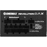 Enermax REVOLUTION D.F.X, 1200 Watt alimentation  Noir, 2x 12VHPWR, 5x PCIe, Gestion des câbles