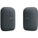 Google Nest Audio, Haut-parleur Gris, 2 piéces, Bluetooth, WLAN