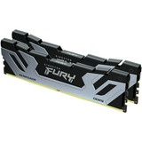 Kingston 48 Go DDR5-8400 (2x 24 Go) Dual-kit, Mémoire vive Argent/Noir, KF584CU40RSK2-48, Renegade, XMP 3.0