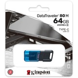 Kingston DataTraveler 80 M 64 Go, Clé USB USB-C 3.2 Gen 1