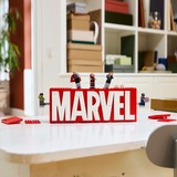 LEGO Marvel Super Heroes - Logo MARVEL et minifigures, Jouets de construction 76313