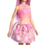 Mattel Barbie - Poupée licorne aux cheveux roses et à la tenue colorée 