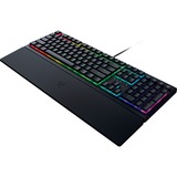 Razer Ornata V3 RGB clavier gaming mécanique Noir, Layout FR (AZERTY), Razer Hybrid-Mecha-Membran, 100%