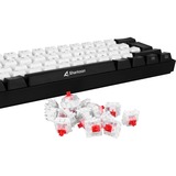 Sharkoon Linear Gateron PRO RED Touches de clavier, Switch pour clavier Rouge/transparent, Touches de clavier, Rouge, Blanc