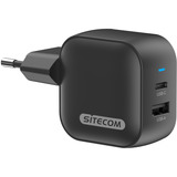 Sitecom 48W GaN Power Delivery chargeur Noir, 1x USB-C