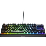 SteelSeries Apex 3 TKL RGB clavier gaming mécanique Noir, Layout FR (AZERTY), SteelSeries Whisper-Quiet, 80 % (TKL)