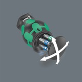 Wera Kraftform Kompakt Stubby Magazin 3, 6 pièces, Set d'embouts de vissage Noir/Vert