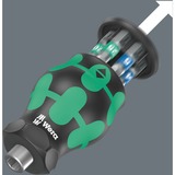 Wera Kraftform Kompakt Stubby Magazin 3, 6 pièces, Set d'embouts de vissage Noir/Vert