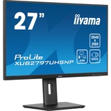 iiyama ProLite XUB2797UHSNP-B1 27" 4K Ultra HD Moniteur Noir, 1x DisplayPort, 1x HDMI, 2x USB-C, 3x USB-A, 1x RJ-45