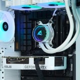 ALTERNATE Gamer Starter White R5-4070, PC gaming Ryzen 5 7600X | RTX 4070 | 32 Go | SSD 1 To